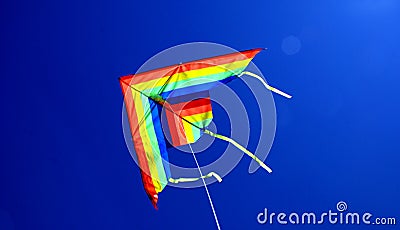 Colours kite Stock Photo