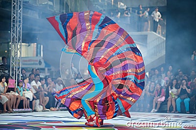 The Colours Street Show in Bangkok. Editorial Stock Photo