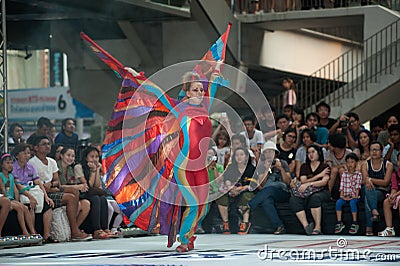 The Colours Street Show in Bangkok. Editorial Stock Photo