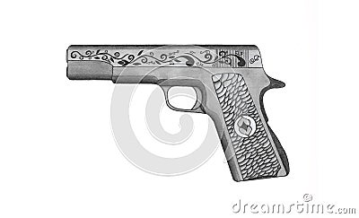 Colt 1911 by Issa K. Stock Photo