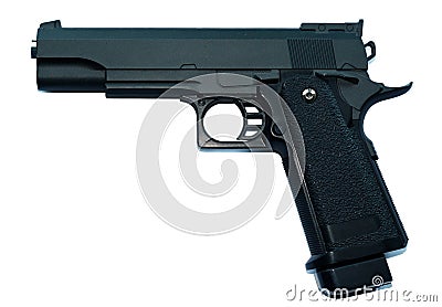 Colt M1911 hi capa 5.1 k pistol - metal airsoft replica Stock Photo