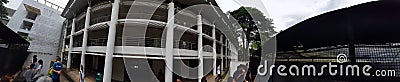 Columbarium to store human bones and ashes in Singapore Editorial Stock Photo