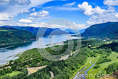 Columbia River Gorge Stock Photo