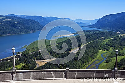 Columbia River Gorge Stock Photo