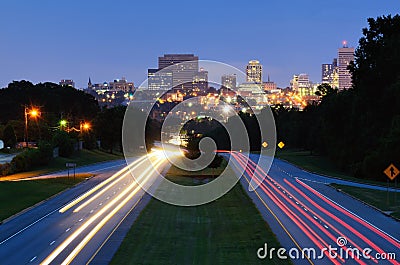 Columbia, South Carolina Skyline Stock Photo