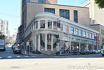 Columbo Building original Bank of Italy San Francisco 4 Editorial Stock Photo
