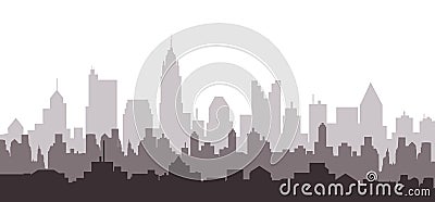 Columbus City Skyline - Vector Vector Illustration