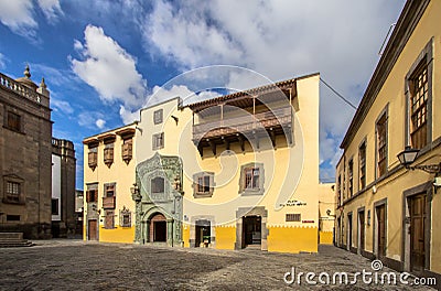 Columbus House, Las Palmas, Spain Stock Photo