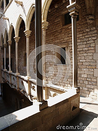 Column in Dali museum Stock Photo