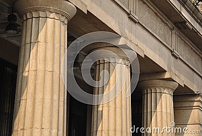 Column fragment Stock Photo