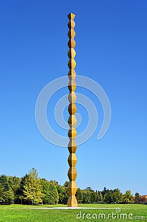 Column of the Infinite, Romania Stock Photo