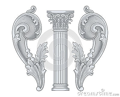 Column Vector Illustration