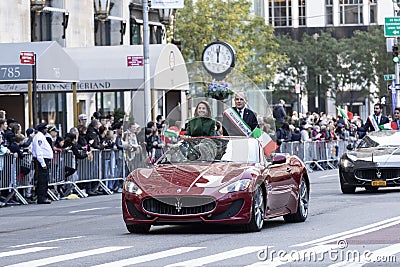 Columnbus Day Parade NYC 2019 Editorial Stock Photo