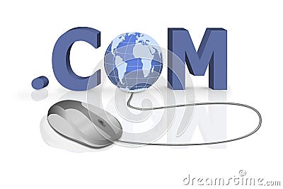 .com internet web address connection http Stock Photo