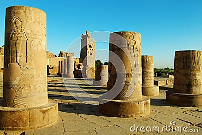 Com Ombo egyptian temple Stock Photo