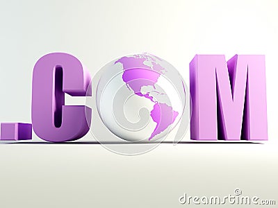 Com world Stock Photo