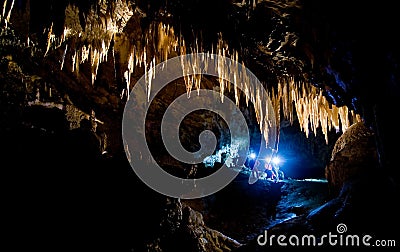 Comarnic Cave Stock Photo