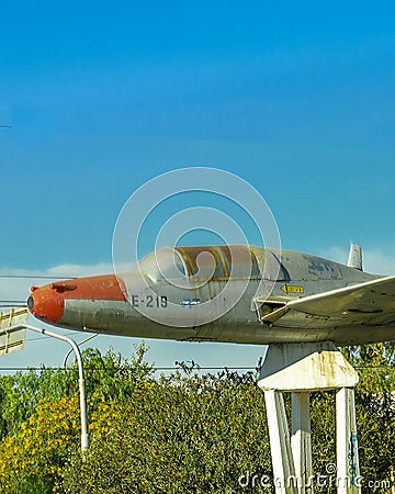 Combat Plane Malvinas War Memorial Editorial Stock Photo