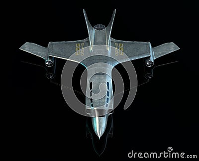 Combat spaceship Stock Photo