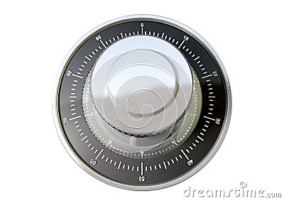 Combination Dial Perspective Stock Photo