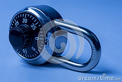 Combination lock Stock Photo