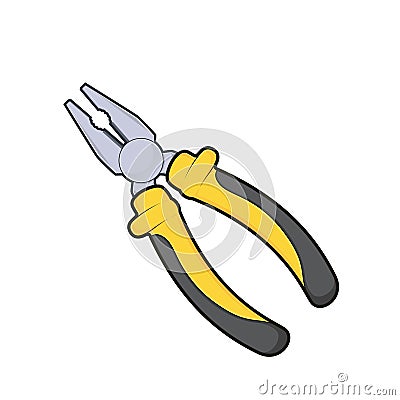 Combination pliers Vector Illustration