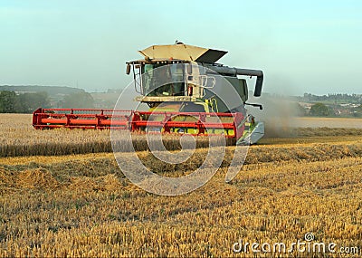 Combine harvester. Stock Photo