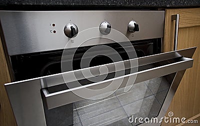 Combined electric oven Stock Photo