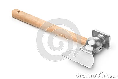 Combined kitchen hatchet and meat tenderizer Stock Photo