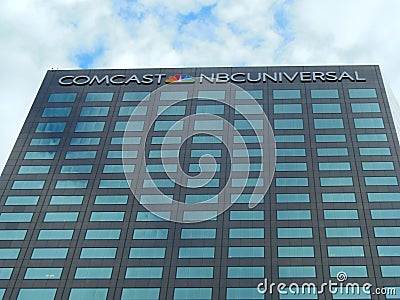 Comcast NBC Universal Building Editorial Stock Photo