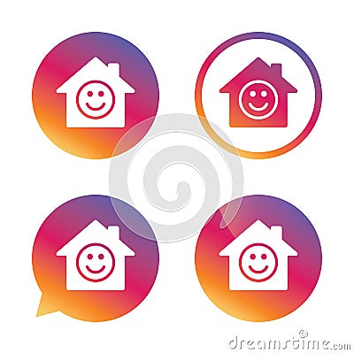 Comedy club. Smile icon. Happy face symbol. Vector Illustration