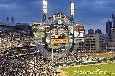 Comerica Park, Detroit Editorial Stock Photo