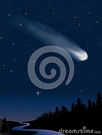 Comet Vector Illustration