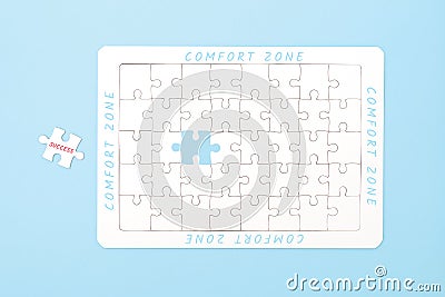 Comfort zone concept Stock Photo