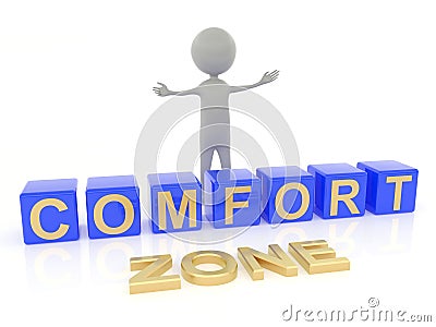 Comfort zone Stock Photo