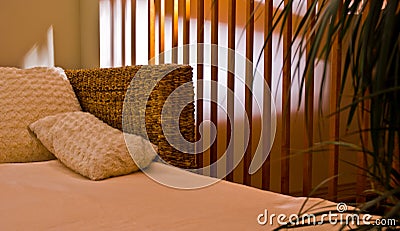 Comfortable bedroom Stock Photo