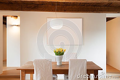 Comfortable loft furnished Stock Photo