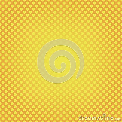 Comic retro background. Yellow dots flash. Vector illustration. Vector Illustration