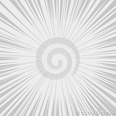 Comics Radial Speed Lines graphic effects. Vector Vector Illustration