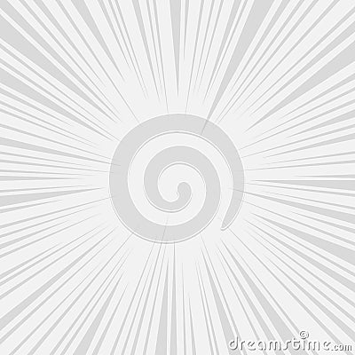 Comics Radial Speed Lines graphic effects. Vector Vector Illustration