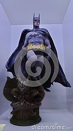 Comics superhero, fantastic super humans universe - Marvel and DC - Batman Editorial Stock Photo