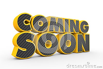 Coming soon Stock Photo