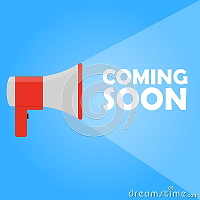 Coming soon banner. Stock Photo