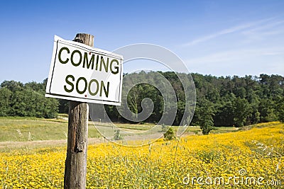 Coming Soon concept Stock Photo