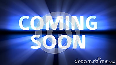 Coming Soon movie Stock Photo