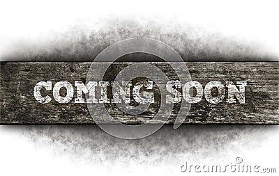 Coming soon Stock Photo