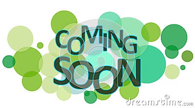 Coming Soon Stock Photo