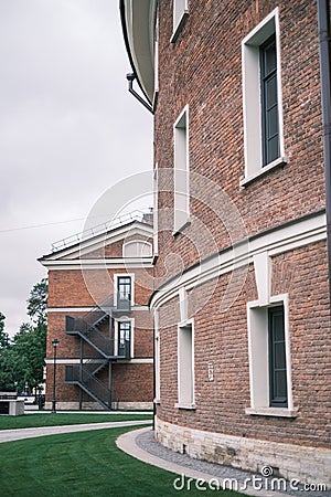 'Commandant's House' and Part of the 'Bottle House' in 'New Holland' Park. Editorial Stock Photo