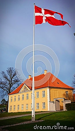 The Commander s House in Kastellet, Copenhagen Stock Photo