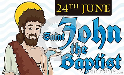 Commemorative Design for Saint John`s Eve in June 24, Vector Illustration Vector Illustration